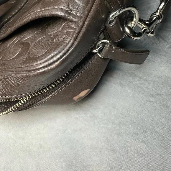 Coach Business Brown Leather Laptop Bag